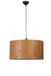 Opviq Elegante Kroonluchter Bamboe Walnoot Zwart 45cm