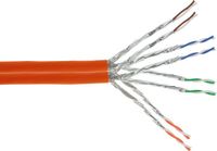 InLine CAT7a S/FTP Duplex installatiekabel - 100 meter - Oranje