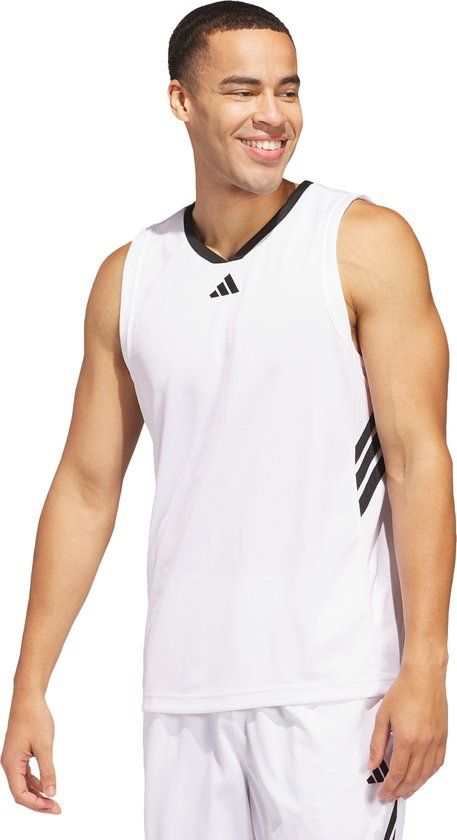 Adidas Performance Adidas Basketball Legends Tanktop - Heren - Wit
