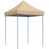 vidaXL Partytent 200 x 200 x 306 cm Beige Oxford Stof