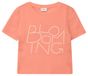 s.Oliver T-shirt à manches courtes coupe slim avec imprimé en caoutchouc pour filles