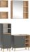 Vicco Set de salle de bain Senyo, Antraciet, 5 pièces