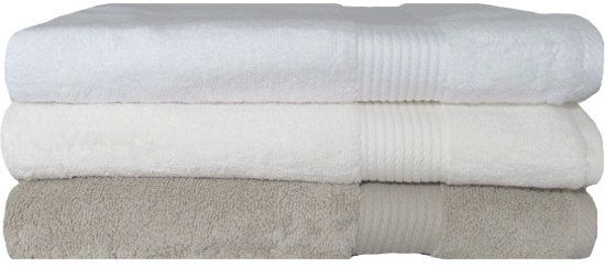 iSleep Terry Strandlaken - 100x180 cm - Taupe - 2 stuks