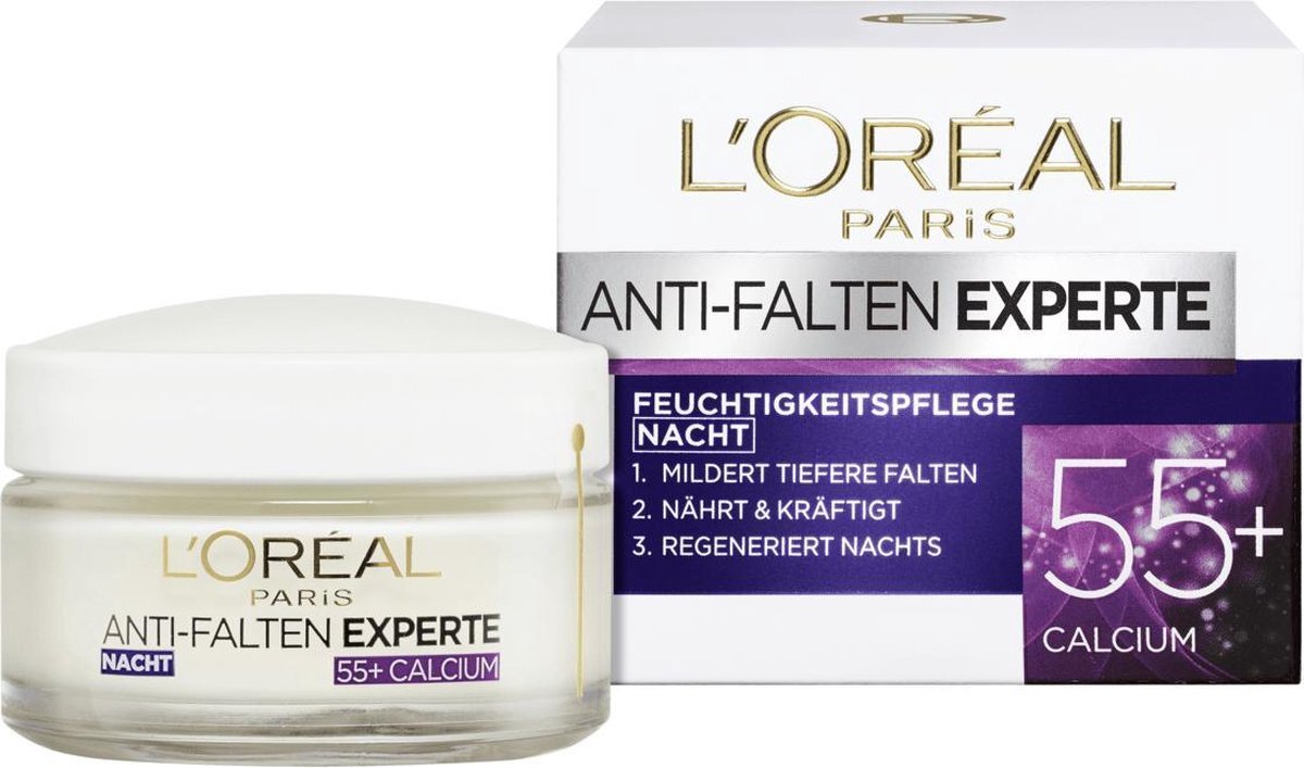 L'Oréal L'Oréal Paris Age Expert 55+ Anti Rimpel Nachtcrème - 50ml - Verstevigend