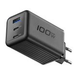 Cellularline ACHUSBGAN3PD100WK oplader voor mobiele apparatuur Laptop, Universeel Zwart AC Snel opladen Binnen