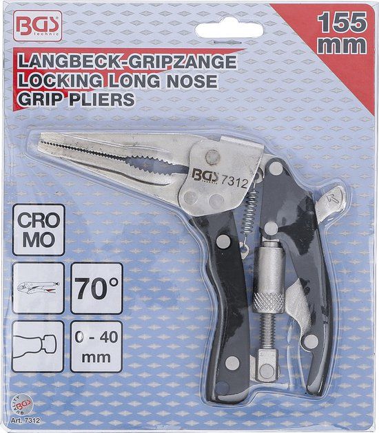 BGS Langbekgripstang met pistoolgreep 170 mm - 7312