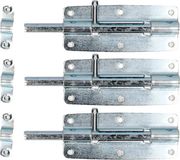 Deltafix Schuifslot/Plaatgrendel - 3x - 12 x 5cm - Verzinkt Staal