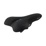 Selle San Marco BIOAKTIVE Trekking Gel – Stadsfietszadel voor E-bike en Trekking, Aluminium Frame, Gelvulling – Maat S1, Zwart