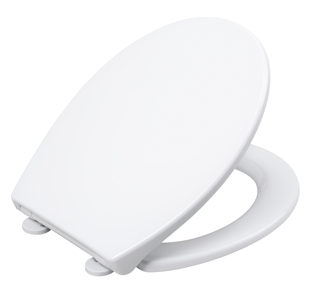 Cornat Wc-bril "Neda" - klassieke witte look - onderhoudsvriendelijk thermoplast - Quick up & Clean functie - comfortabele montage van bovenaf/toiletbril/wc-deksel / KSNESC00