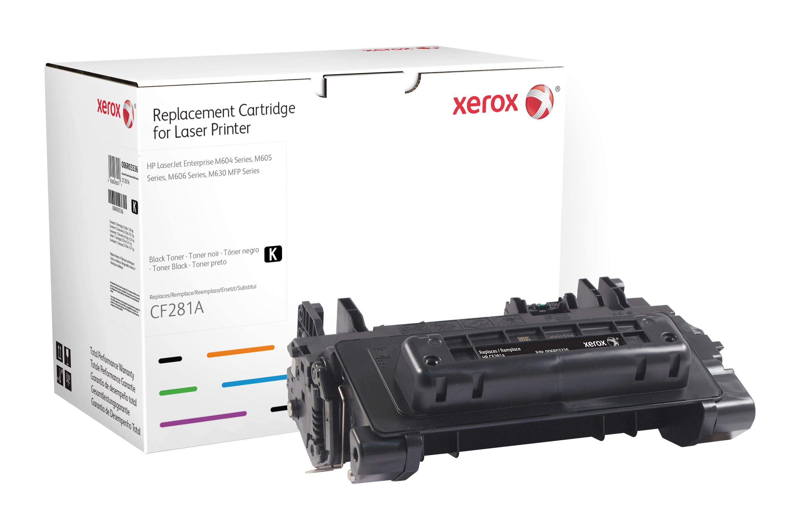 Xerox Zwarte toner cartridge. Gelijk aan HP CF281A. Compatibel met HP LaserJet M604, LaserJet M605, LaserJet M606, LaserJet M625, LaserJet M630
