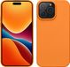 kwmobile telefoonhoesje geschikt voor iPhone 15 Pro - Back cover in fruitig oranje