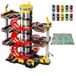 MOLTO 6 verdiepingen garage pour enfants avec garage, rampes, station de lavage, ascenseur, station-service et zone de maintenance, incluant 10 voitures et accès, jouet éducatif pour enfants à partir de 3 ans