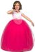 VIVING COSTUMES / JUINSA Costume de princesse de bal rose pour filles - 7 - 9 ans