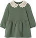 Vertbaudet Babyjurk van sweater met gehaakte kraag