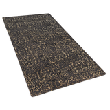 Beliani ESEL Vloerkleed - Grijs/Goud - 80 x 150 cm - Viscose
