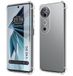 Tumundosmartphone Siliconen hoes, schokbestendig, transparant, voor Vivo V40 5G