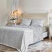 Fantasy CL-FA-ornato grigio-2P Fantasie-bedbladenset in gedrukte microvezel, microvezel, grijs onttrek, dubbel