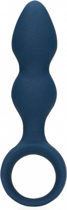 Loveline LOVE041BLU Teardrop Anal Plug - Small - Baltic Blue