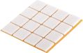 Fix-o-Moll Patins en feutre 22mm x 22mm Blanc 16 Pièces