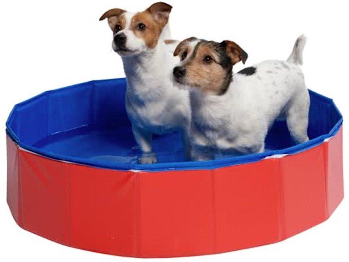 RelaxPets - Hondenzwembad - Rood - Ø80 x 30 cm