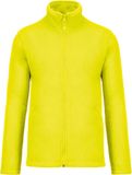 Kariban Microfleece met rits heren K911 - Fluorescent Yellow - 3XL