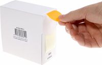 Rillprint Etiket 35mm 500st op rol fluor oranje