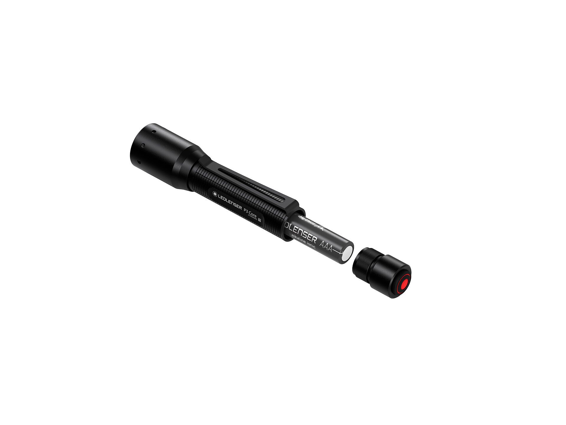 Ledlenser P3 CORE - Mini Zaklamp - 90 Lumen - Zwart - AAA Batterij