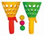 Gunther Paul Günther 1546 - Mc Squeezy Click'n'Catch, vangbal spel voor kinderen met 2 korfvangers en 3 plastic ballen