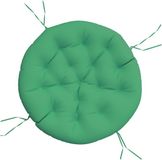 vidaXL Zitkussen rond ø 100x11 cm oxford stof groen