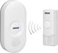 ORNO LONGA AC Draadloze deurbel met 1 ontvanger - Plug-in stopcontact - Instelbaar Volume/36 Melodieën - IP44