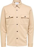 SELECTED HOMME Jackie Overshirt Men XL Beige