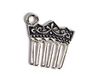 INNSPIRO Nice Charms metalen hanger, kam, 17 x 17 mm, 25 stuks