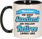 Bellatio Decorations adeau koffie/thee mok - excellent gepensioneerde - zwart - keramiek - 300 ml