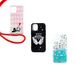 Hoesjes Lucia Be y La Volatil Hoesjes voor iPhone 12 Mini, schokbestendig, transparant, met TPU-stootbescherming