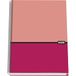 Dohe - A4 Ruitjes Schrift - 100 Bladen Dikte 90 gr/m², Formaat 22,8x30 cm, Hardcover, Ringband Sluiting, 5 mm Ruitjes, Schoolmateriaal - DUO Roze