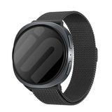 Strap-it Milanese band - Milanees mesh bandje geschikt voor Samsung Galaxy Watch 9 (40/44mm) / Watch 8 (40/44mm) / 8 Classic (46mm) - zwart