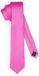 Ladeheid Smal Stropdas - Roze - Polyester - 150 cm x 8 cm
