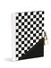 Mareli Geheim dagboek, 14,5 x 18,5 cm, zwart en wit, met metalen slot en 2 sleutels