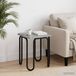 Maison Exclusive - Table basse, gris Sonoma, 40 x 40 x 45 cm, panneau de particules