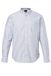 JP 1880 - Heren - Oxford-overhemd lange mouwen opstaande kraag moderne pasvorm - Zwart - Maat 7XL