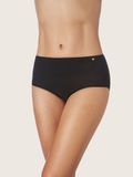 zd ZERO DEFECTS Slip hoge taille - Antibacterieel - Ecologisch - Absorberend - Sojagaren - Zwart - XL
