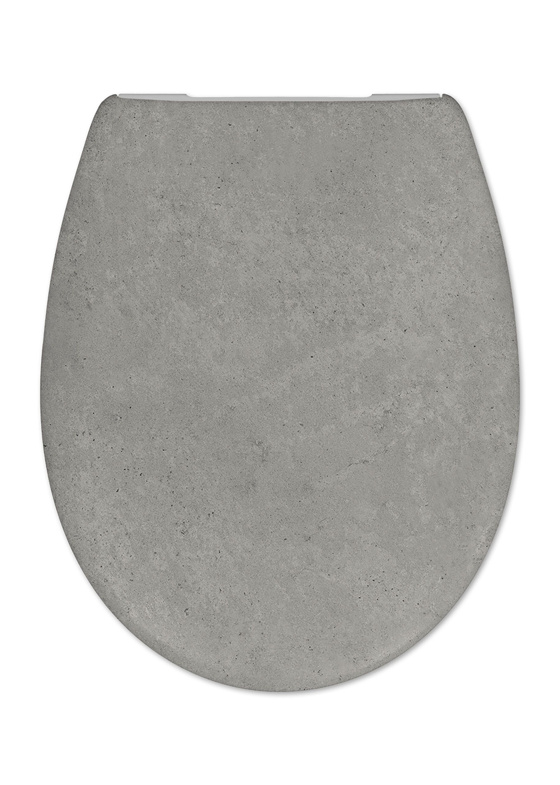 CEDO Sahara toiletzitting 44cm betonlook - grijs