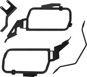 4P-systeem SHAD 4P System Fitting Set (side) - Black