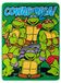 Fleece dekbed met Cowabunga Dudes design 46" x 60