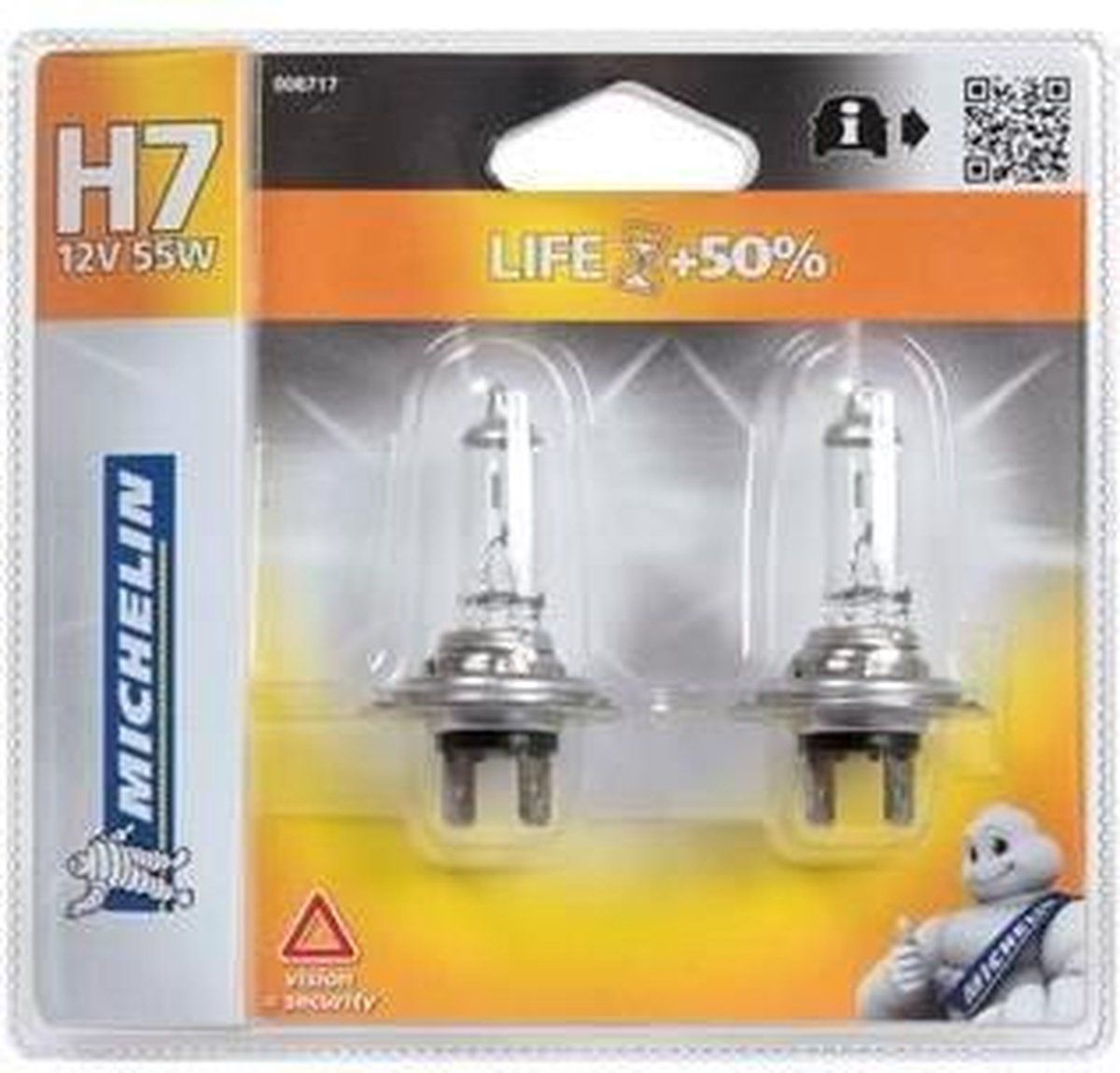 Michelin Life + 50% 2 H7 12V 55W