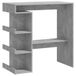VidaXL Bartafel met opbergrek 100x50x101,5 cm betonlook hout