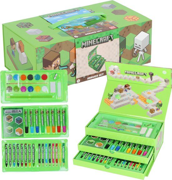Merkloos Minecraft Tekendoos