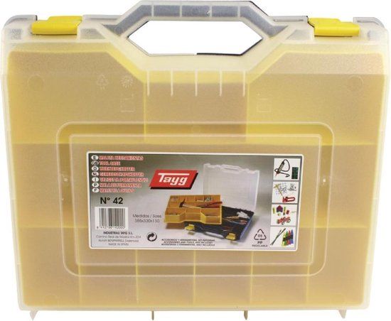 TAYG SORTEERKOFFER - 385 x 330 x 130 mm