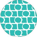 Bonateks Ronde digitaal bedrukte muismat, antislip onderkant, voor kantoor en thuis, diameter: 22 cm