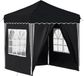vidaXL Pop-up Feesttent 195 x 195 x 245 cm Antracietkleurig